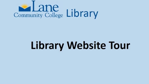 Thumbnail for LCCLibraryWebsiteTour