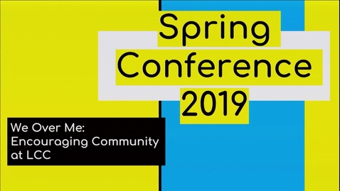 Thumbnail for Spring Inservice 2019: Who is Community - All Alumni Panel