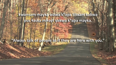 Thumbnail for Chinuk Wawa Phrase of the Week 15