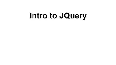 Thumbnail for entry JQuery Intro Part 1