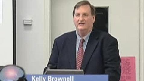 Thumbnail for Dr. Kelly Brownell Lecture