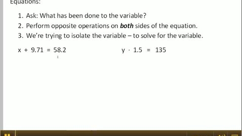 Thumbnail for entry decimal equations