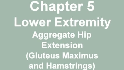 Thumbnail for MMT hip extension combined
