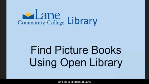 Thumbnail for LCCLibraryFindingOnlinePictureBooks