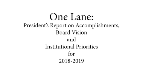 Thumbnail for 03 Fall Inservice 2018: One Lane