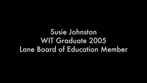 Thumbnail for WIT 30th Anniversary 2 Susie Johnston