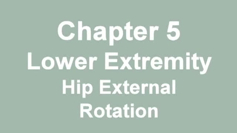 Thumbnail for MMT hip external-rotation