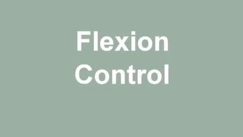 Thumbnail for flexion control