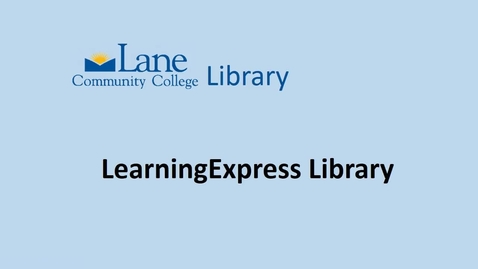 Thumbnail for LCC Library's Learning Express