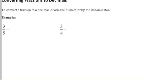 Thumbnail for entry convert_fraction_to_decimal