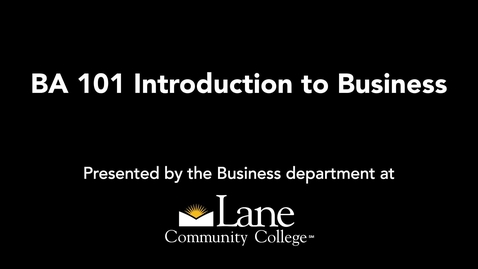 Thumbnail for entry BA101 All Things Legal: Business Law, David Sheer