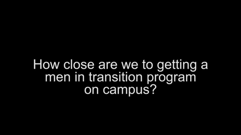 Thumbnail for CCPD Greg Evans-Mens Transition Program Audience Question