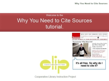 cite sources