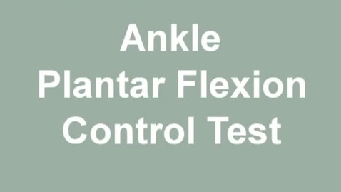 Thumbnail for entry ankle pf control