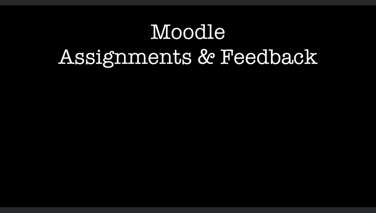 Submitting Assignments and Viewing Feedback