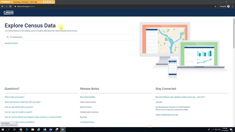 Thumbnail for Navigating data.census.gov