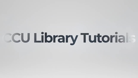 Thumbnail for CAGS Library Webinar