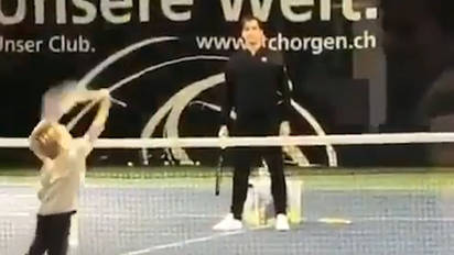 Hier Spielt Roger Federer Tennis Mit Seinen Kindern Tennis Sport Solothurner Zeitung