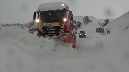 Hier Ist Der Schnee Warum Spanien Zu Viel Davon Hat Ausland Bz Zeitung Fur Die Region Basel