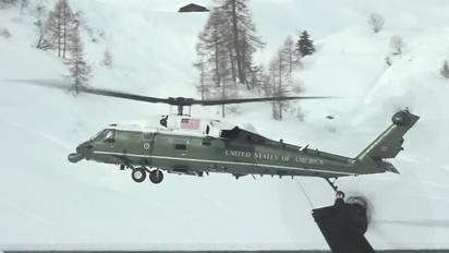 Trump Fliegt Im Helikopter Nach Davos Wirtschaft Aargauer Zeitung