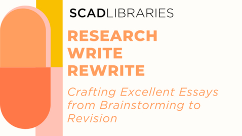 Thumbnail for entry Research, Write, Rewrite: Crafting Excellent Essays from Brainstorming to Revision