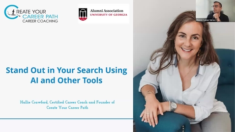 Thumbnail for Stand Out in Your Search Using AI and Other Tools (Alumni Webinar Series)
