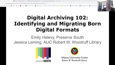 Thumbnail for GAM 2023 Webinar: Digital Archiving 102: Identifying and Migrating Born Digital Formats