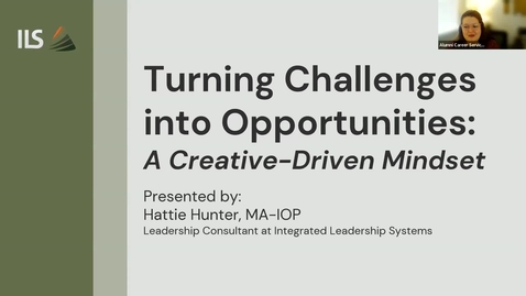 Thumbnail for Turning Challenges into Opportunities: A Creative-Driven Mindset (Alumni Webinar Series)