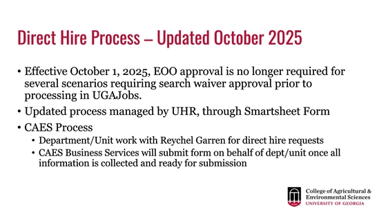 HR Reminders and Updates