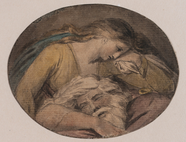 Figure 16. Blake, Cordelia and the Sleeping Lear (ca. 1780) © 2011 Museum of Fine Arts, Boston