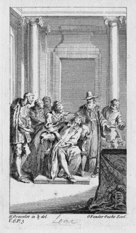 Figure 1. Hubert Francis Gravelot, King Lear (1740)