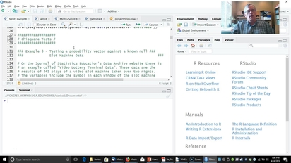 Chi square Tests in R.mp4 University of Georgia Online Learning