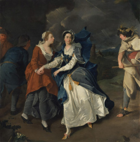 Figure 8. Pieter Van Bleeck, Mrs. Cibber as Cordelia (1755)