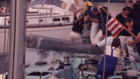 Thumbnail for entry Ted Turner’s Americas Cup Winning Crew Celebrates Victory