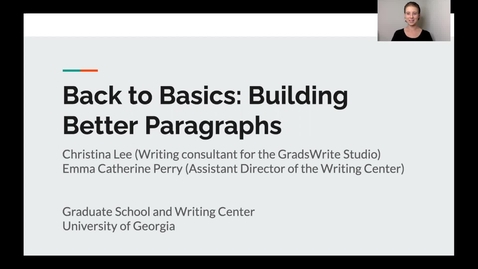 Thumbnail for 2. Back to Basics: Paragraphs
