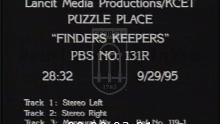 The Puzzle Place. [1995-02-27], Finders Keepers | 1 of 1 | 95123cyt-arch