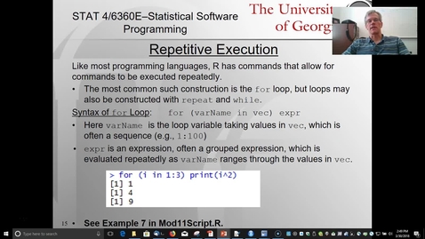 Thumbnail for Repetitive Execution - Part 1 (for Loops)
