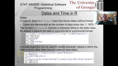 Dates And How To Read Them Into R University Of Georgia Online