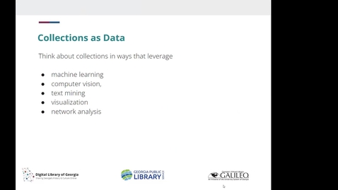 Thumbnail for 2024 DLG Town Hall: AI and Collections as Data
