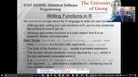 Thumbnail for Functions in R - Part 1.mp4