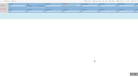 Thumbnail for Reporting: SuperTables - KK Transaction Log Overview