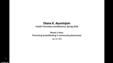 Thumbnail for AYUNINJAM-DIANE-HPB-BreastIsBest-AUDIORECORDING