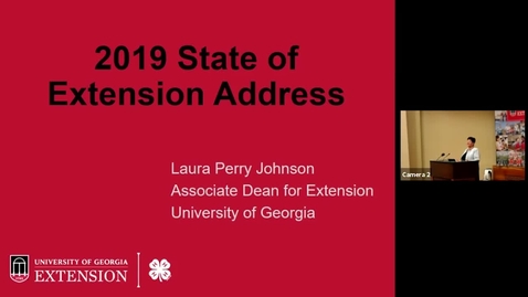 Thumbnail for entry 2019 State of Extension Address