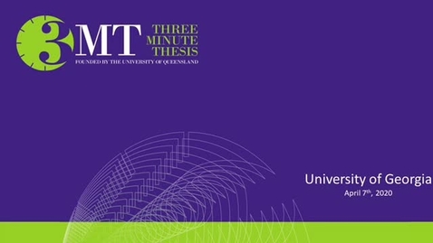 Thumbnail for 2020 Three Minute Thesis Competition