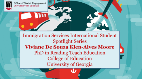 Thumbnail for entry International Student Spotlight: Viviane De Souza Klen-Alves Moore