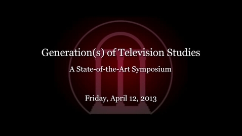 Thumbnail for TV Studies UGA 2013 Jones Presentation
