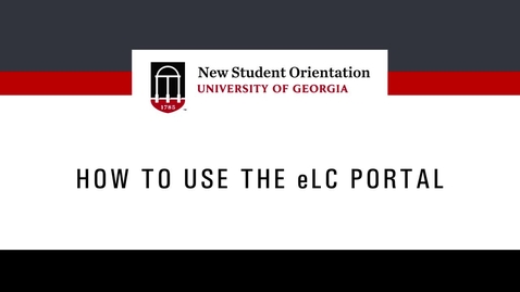 Thumbnail for How to Use eLC Portal