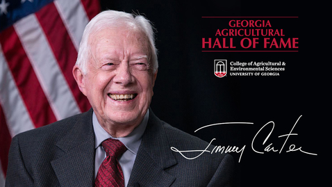 Thumbnail for entry Jimmy Carter - Georgia Agricultural Hall of Fame Winner 2018