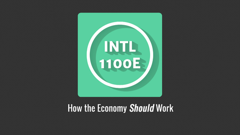 Thumbnail for 8 1 3 Video - How economy should work