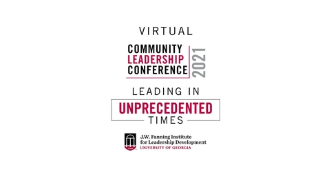 Thumbnail for 2021 Community Leadership Conference - Conference Welcome and Opening Plenary
